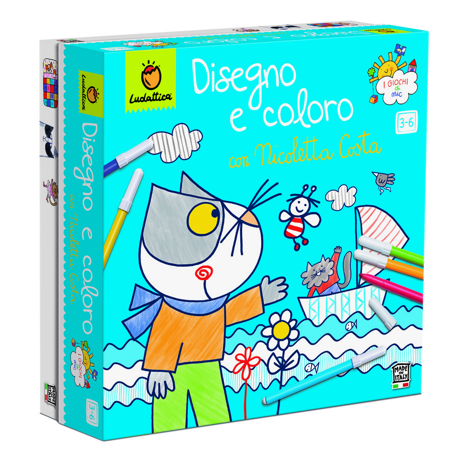 Disegno e coloro con Nicoletta Costa. I giochi di Nic