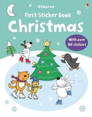 First sticker book Chrismas