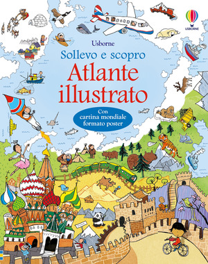 Atlante illustrato. Ediz. a colori. Con Carta geografica ripiegata