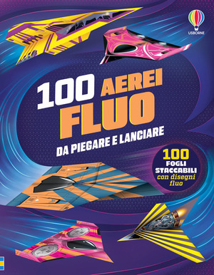 100 aerei fluo da piegare e lanciare