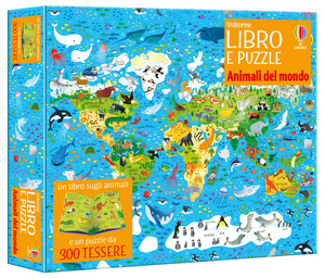 Animali del mondo. Ediz. a colori. Con puzzle da 300 tessere