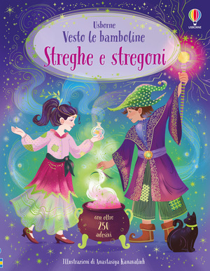 Streghe e stregoni. Con adesivi. Ediz. a colori
