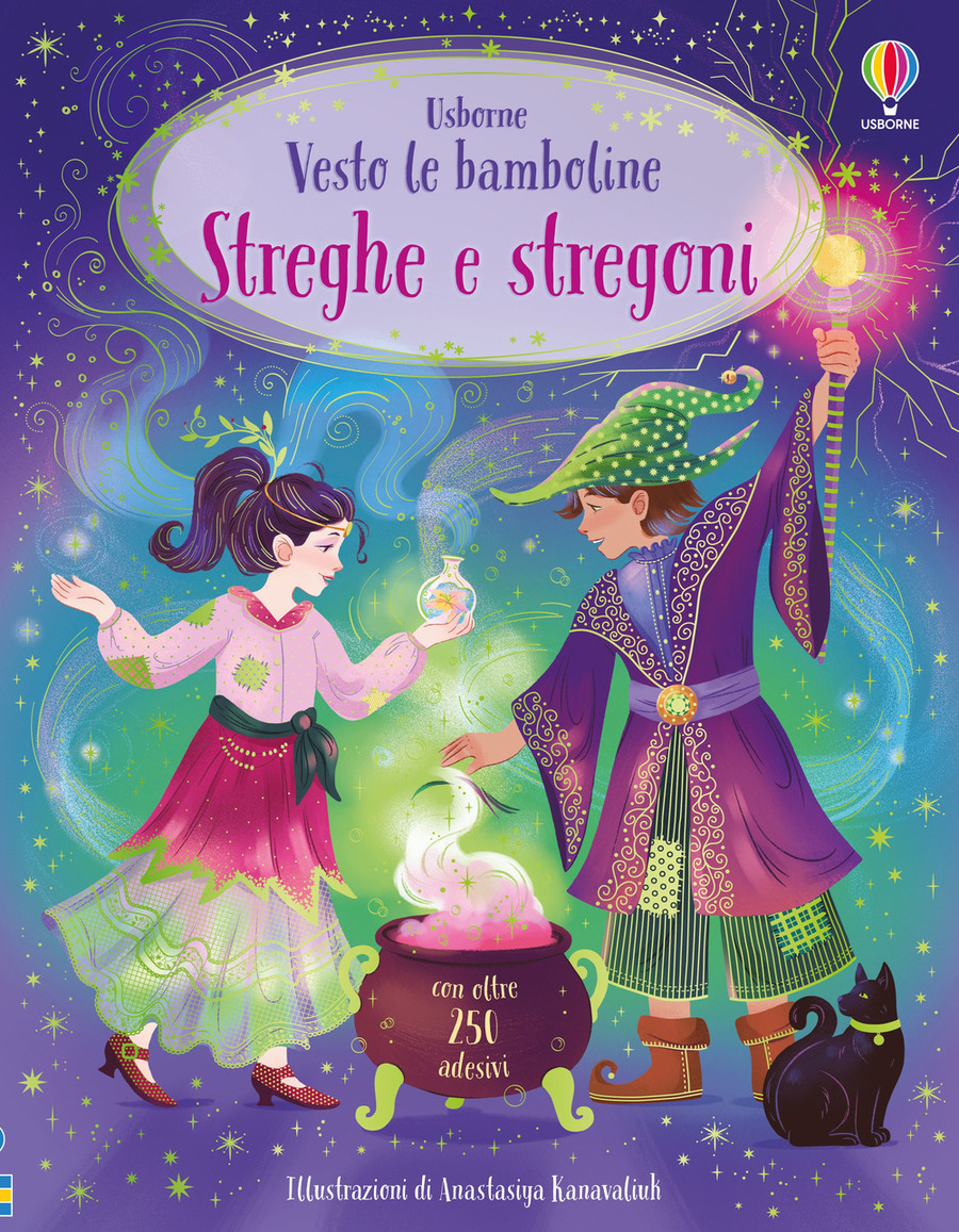 Streghe e stregoni. Con adesivi. Ediz. a colori