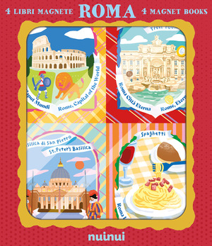 Roma. 4 libri magnete