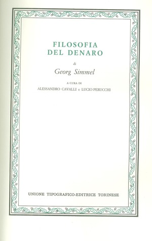 Filosofia del denaro