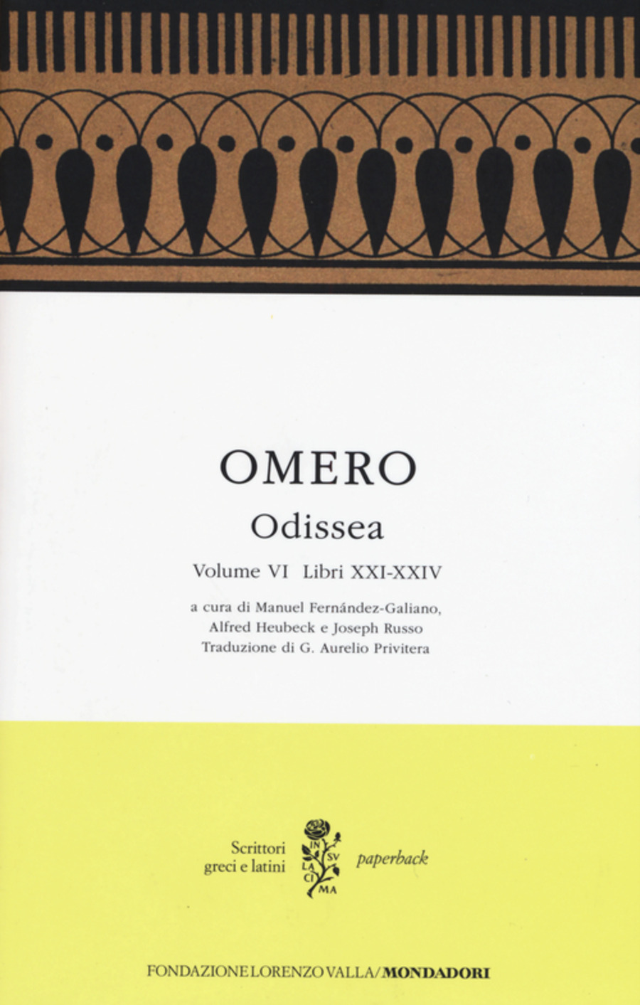 Odissea. Testo greco a fronte