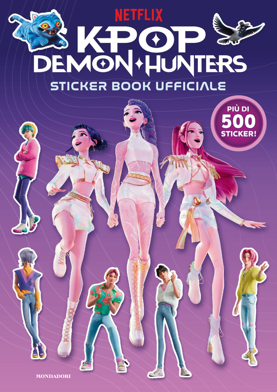 KPop Demon Hunters. Sticker book ufficiale. Ediz. a colori