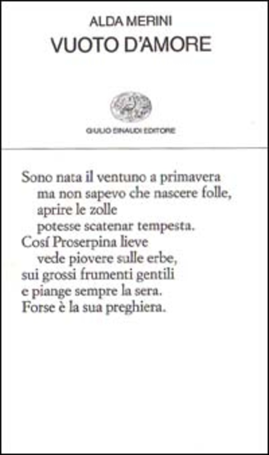 Vuoto d'amore