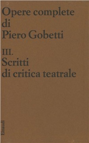 Scritti di critica teatrale