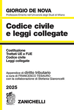 Codice civile e leggi collegate 2025. Con appendice di diritto tributario. Con CD-ROM
