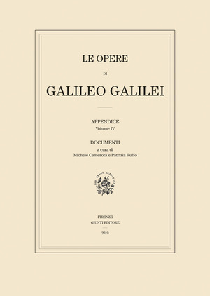 Le opere di Galileo Galilei. Appendice
