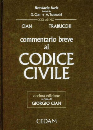 Commentario breve al codice civile
