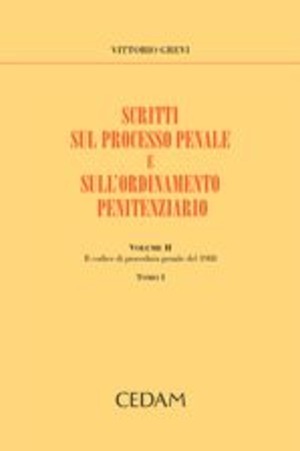 Scritti sul processo penale e sull'ordinamento penitenziario