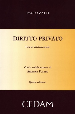 Diritto privato. Corso istituzionale