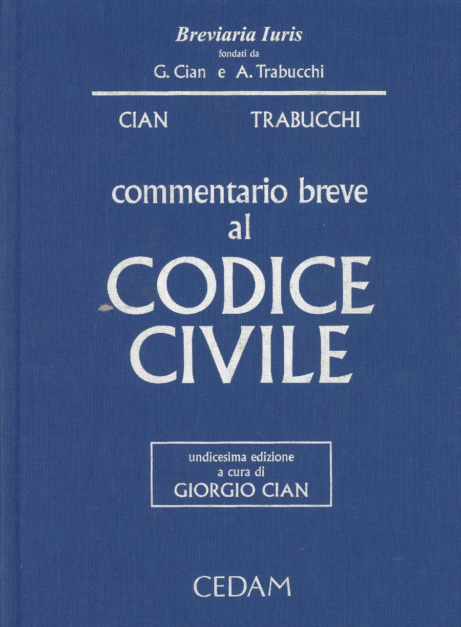 Commentario breve al codice civile