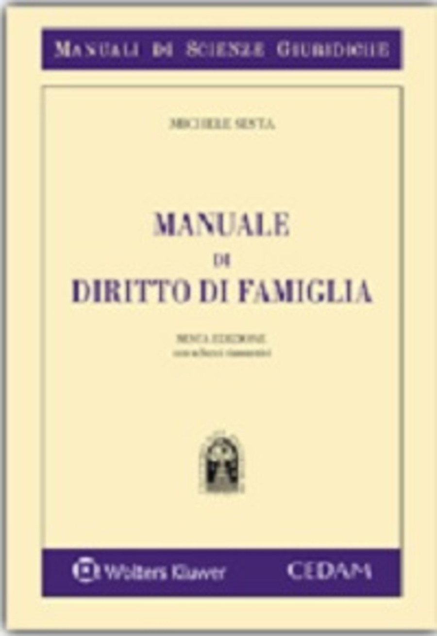 Manuale di diritto di famiglia