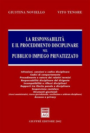 La responsabilità e il procedimento disciplinare nel pubblico impiego privatizzato