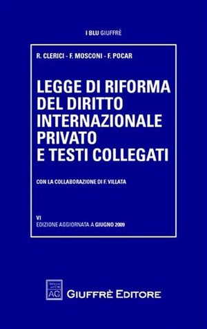 Legge di riforma del diritto internazionale privato e testi collegati