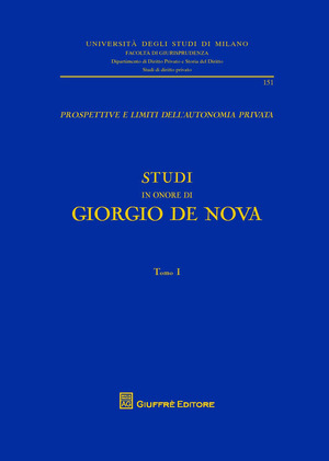 Studi in onore di Giorgio De Nova