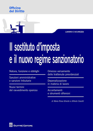 Il sostituto d'imposta e il nuovo regime sanzionatorio
