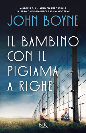 Il bambino con il pigiama a righe