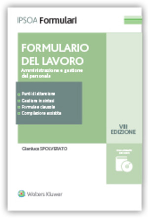 Formulario del lavoro. Amministrazione e gestione del personale