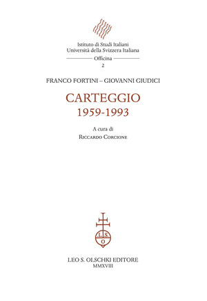 Carteggio 1959-1993