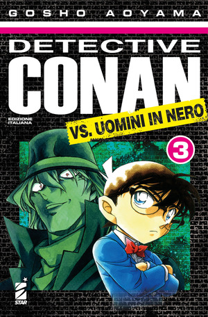 Detective Conan vs uomini in nero