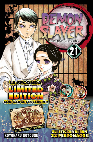 Demon slayer. Kimetsu no yaiba. Limited edition. Con Adesivi