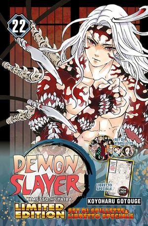 Demon slayer. Kimetsu no yaiba. Limited edition. Con libretto. Con 8 spillette