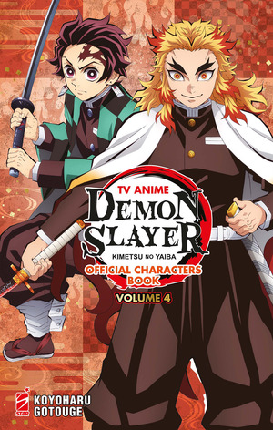TV anime Demon slayer. Kimetsu no yaiba official characters book. Con Adesivi. Con Poster