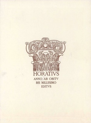 Le opere. Le odi-Il carmen secolare-Gli epodi