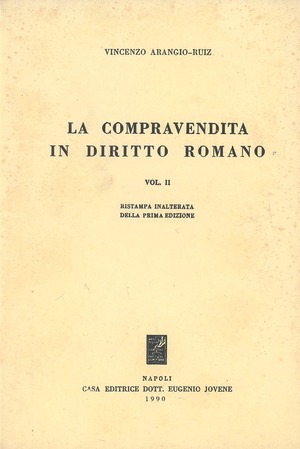 La compravendita in diritto romano