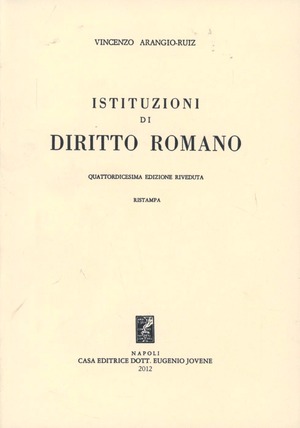 Istituzioni di diritto romano