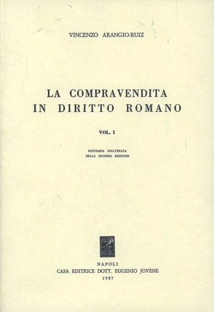 La compravendita in diritto romano