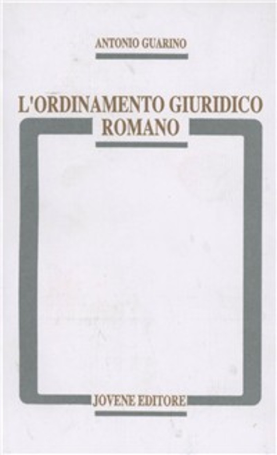 L' ordinamento giuridico romano