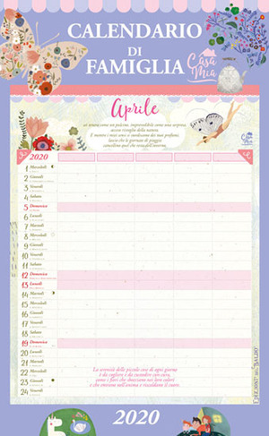 Casa mia. Calendario di famiglia 2020