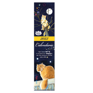 Gatto e la luna. Mini calendario 2023