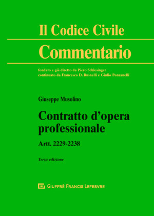 Contratto d'opera professionale. Artt. 2229-2238
