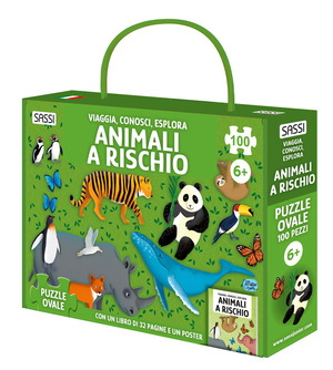 Animali a rischio. Viaggia, conosci, esplora. Con puzzle. Con Poster