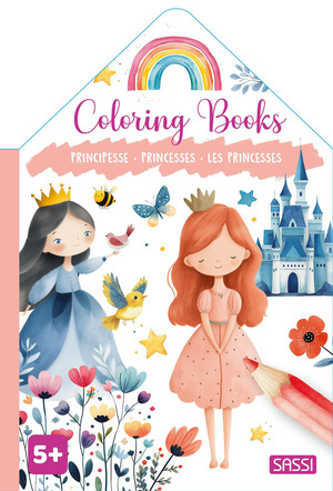 Principesse-Princesses-Les princesses. Colouring books. Ediz. illustrata