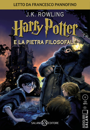 Harry Potter e la pietra filosofale letto da Francesco Pannofino. Audiolibro. CD Audio formato MP3