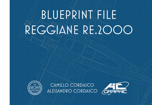 blueprint file - Reggiane RE2000. Ediz. bilingue