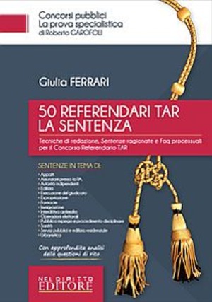 50 referendari TAR. La sentenza