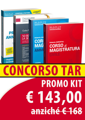 50 referendari TAR. La sentenza-Corso di magistratura civile. Lezioni, giurisprudenza, temi e svolgimento, suggerimenti dottrinali-Corso di magistratura amministrativo. Lezioni, giurisprudenza, temi e svolgimento, suggerimenti dottrinali-Compendio di diritto processuale amministrativo