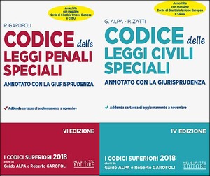 Codice delle leggi civili speciali-Codice delle leggi penali speciali. Annotati con la giurisprudenza