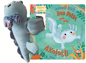 Ben fatto, Axolotl! Aggancia e coccola. Con peluche
