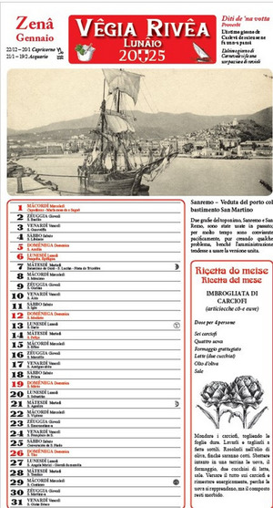 Lunâio Vêgia Rivêa 2025. Con video