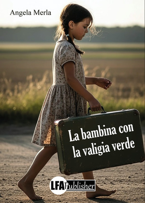 La bambina con la valigia verde