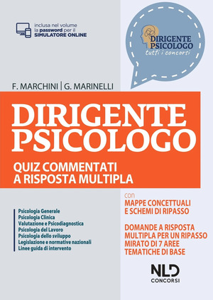 Dirigente psicologo. Quiz commentati a risposta multipla per la preparazione al concorso. Nuova ediz. Con Contenuto digitale per accesso online: aggiornamento online